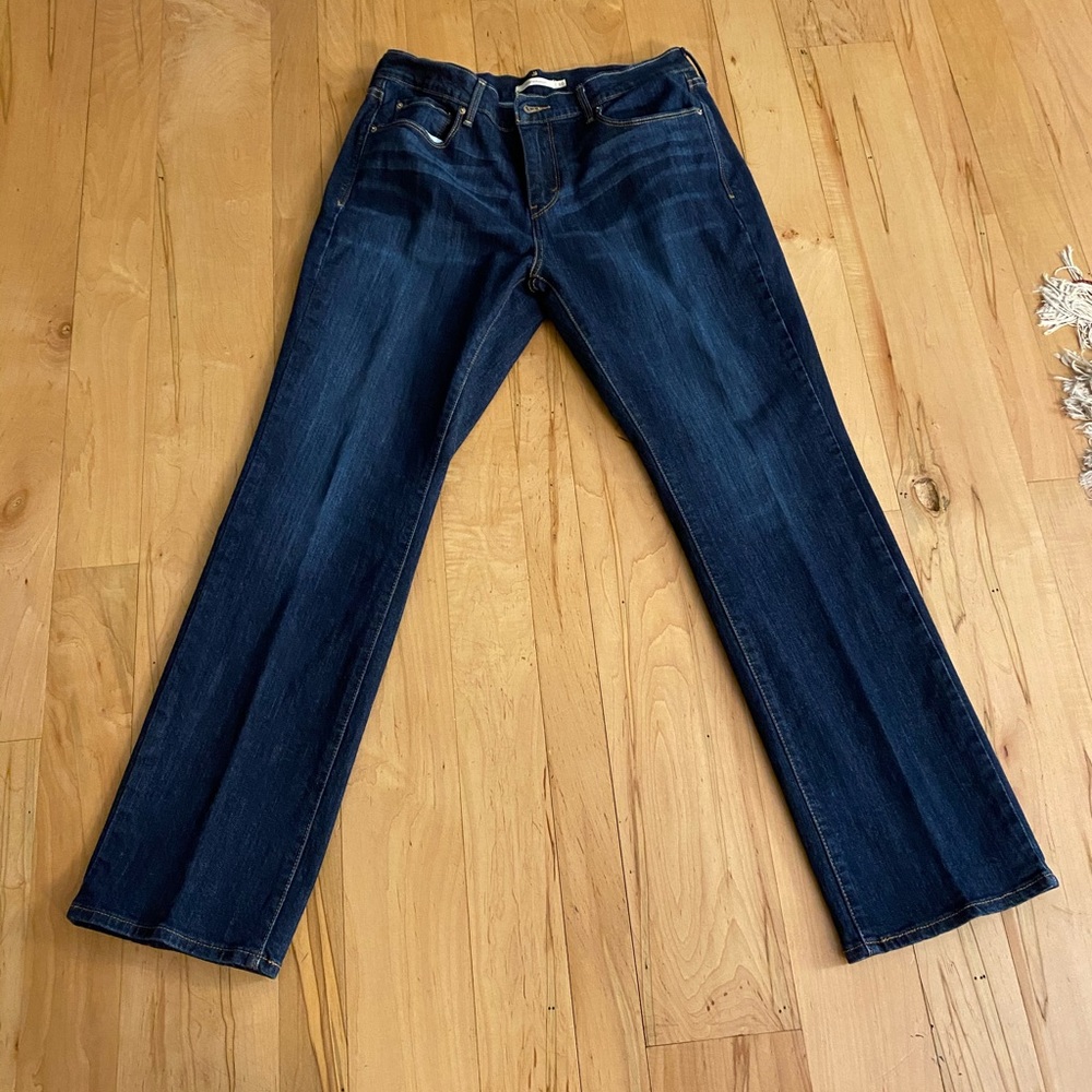 Levis 505 straight leg size 10 blue jeans 30 x 30